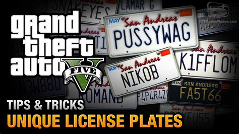 rockstar games license plate
